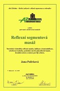 Certifikát reflexní segmentová masáž Jana Polívková 08.03.2015