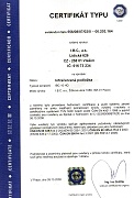 Certifikát IR podložka 2008